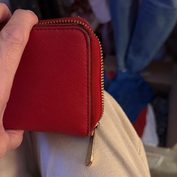 Michael Kors Crimson Zip-Around Wallet - Picture 9 of 9